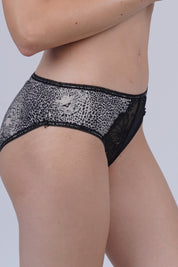 AXTZH Black Lace Sheer Panty PSET AP1962-FS-BLKLEO