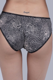 AXTZH Black Lace Sheer Panty PSET AP1962-FS-BLKLEO