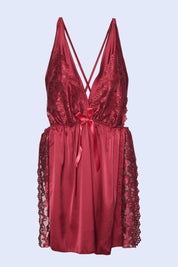 AXTZH Midnight Serenity Nightwear-X9565-SCARLET-F11S