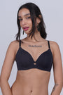 TRIUMPH Padded Underwire Bra with Modern Keyhole Detail and Sleek Contours-123I583-BLACK 04