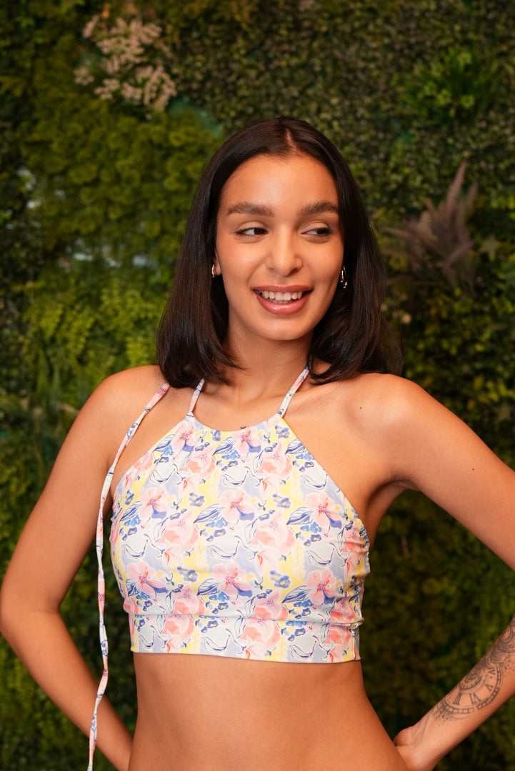 AXTZH Tidal Glow Three-Piece Swim Set X4027-PINPR-3PS