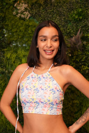 AXTZH Tidal Glow Three-Piece Swim Set X4027-PINPR-3PS