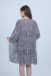 AXTZH Chic and Modern Swimwear Ensemble with Coordinated Pieces for Poolside and Beachwear X8859-BLKPR-3PS