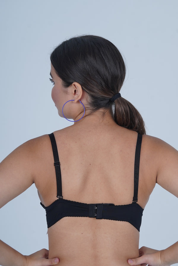 AXTZH Padded Bra for Women – Stylish One-Piece with Enhanced Shape and Gentle Comfort  AB0009-BLACK-DP401