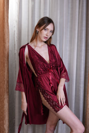 AXTZH Midnight Serenity Nightwear-X9565-SCARLET-F11S