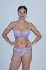 BELLAGIO Stylish Lace Panty Paired with Matching Bra for Women – Comfort Meets Allure BP5357-LILAC