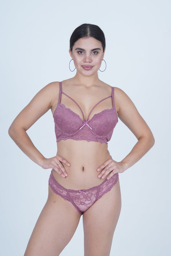 AXTZH Women’s Lingerie Panty Crafted with Delicate Lace for Alluring Comfort AP3102-HROSE