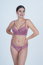 AXTZH Women’s Lingerie Panty Crafted with Delicate Lace for Alluring Comfort AP3102-HROSE