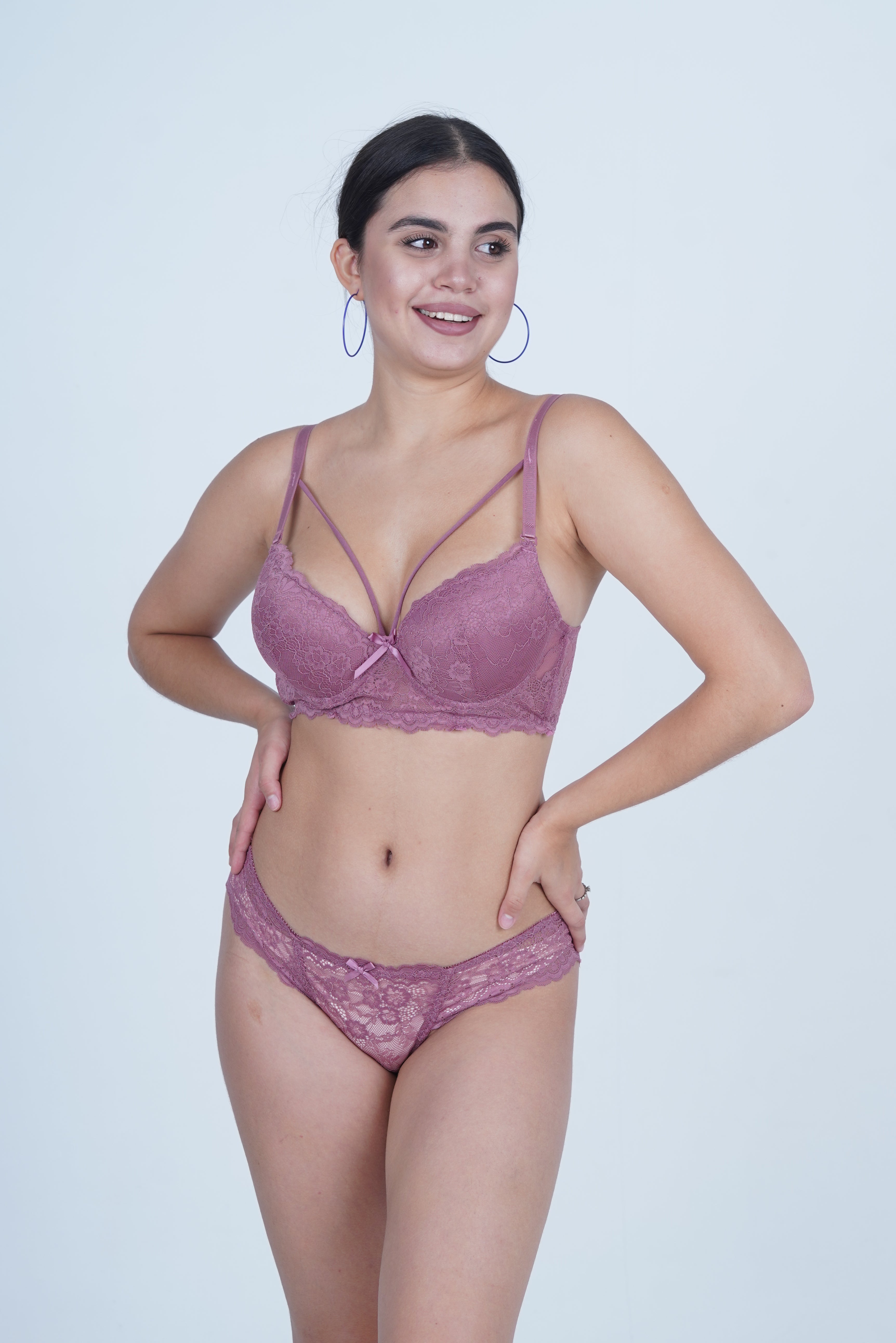 AXTZH Women’s Lingerie Panty Crafted with Delicate Lace for Alluring Comfort AP3102-HROSE