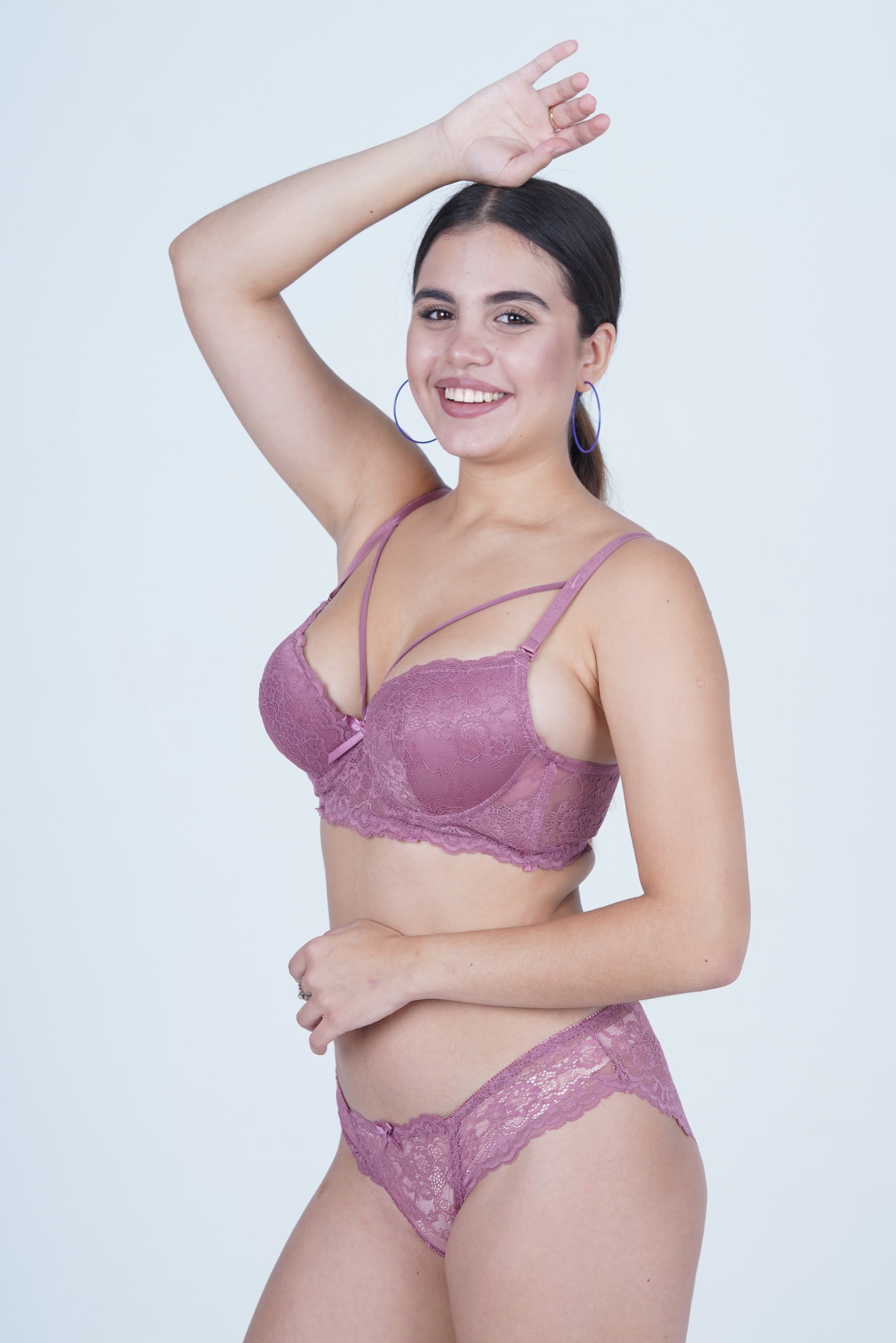 AXTZH Women’s Lingerie Panty Crafted with Delicate Lace for Alluring Comfort AP3102-HROSE