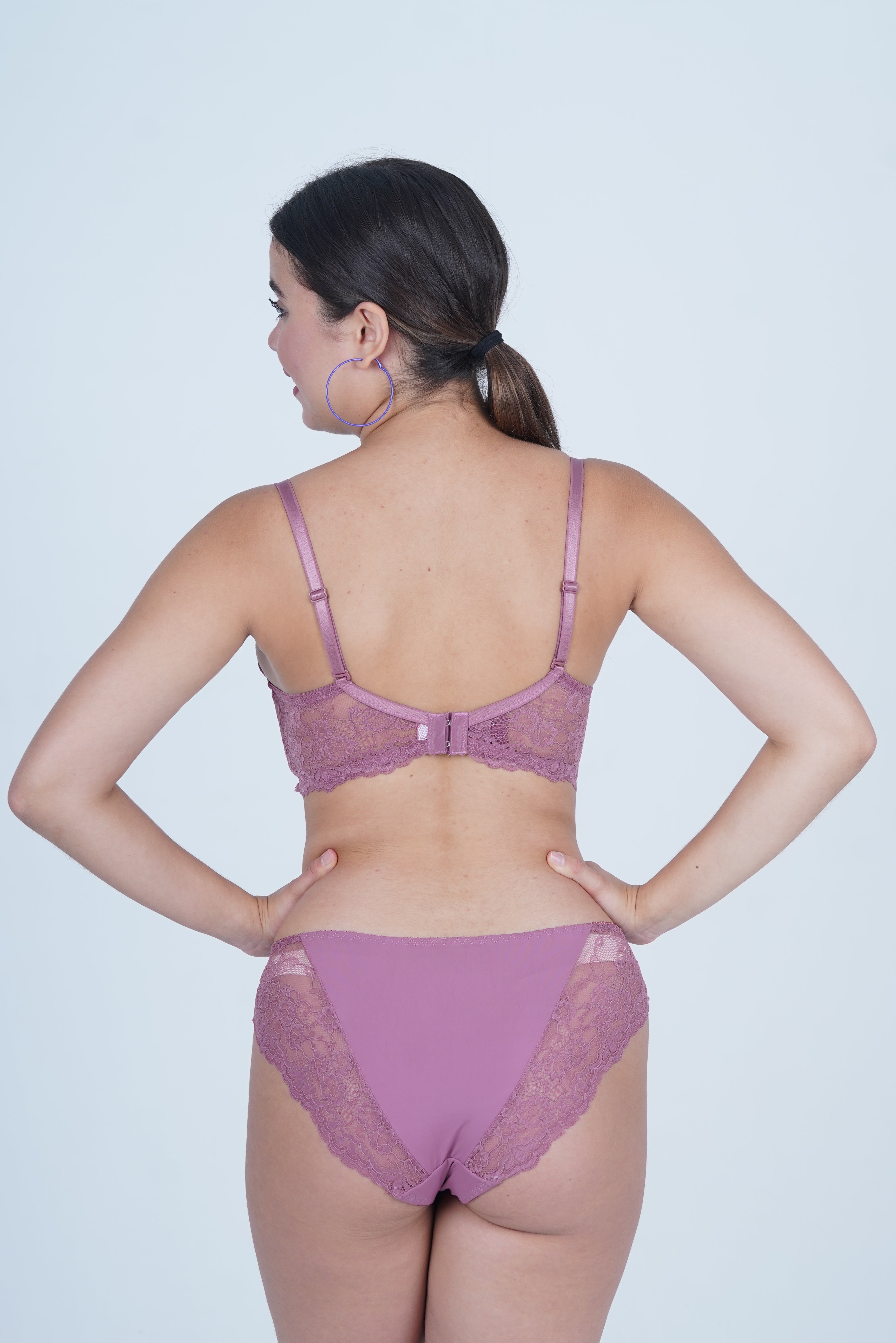 AXTZH Women’s Lingerie Panty Crafted with Delicate Lace for Alluring Comfort AP3102-HROSE