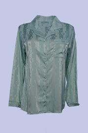 AXTZH 2-Piece Soft Nightwear Pajama Set NW X2215-TGREEN-WC2S