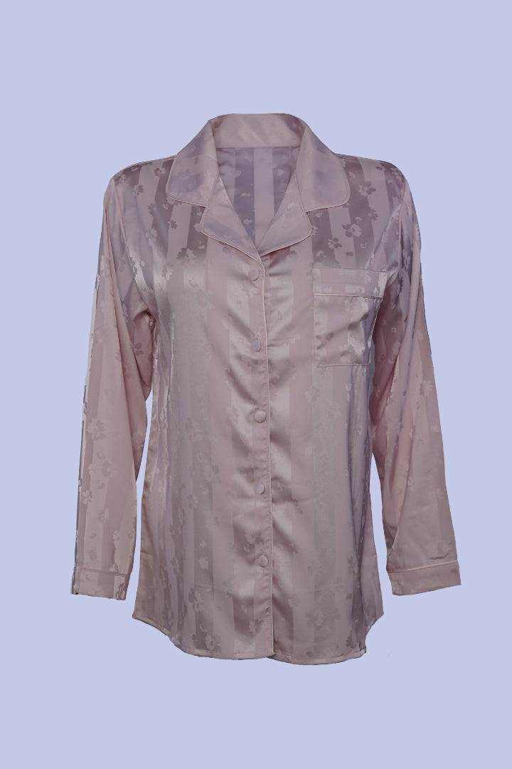 AXTZH 2-Piece Soft Nightwear Pajama Set NW X2215-BLUSH-WC2S