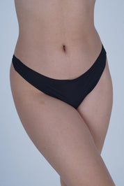 AXTZH Elegant Women’s Thong with Soft Fabric Finish and Decorative Bow Touch XTHGSBAL6022IJ-BLACK