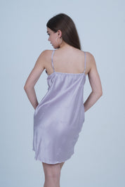 AXTZH One-Piece Nightwear for Women Featuring Feminine Silhouette and Alluring Flow X5024-SGREY-F1S