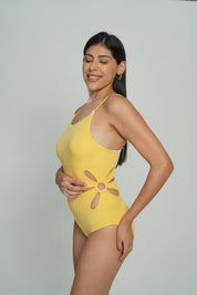 AXTZH Ocean Breeze Swimwear X4056-CORNSILK-1PM