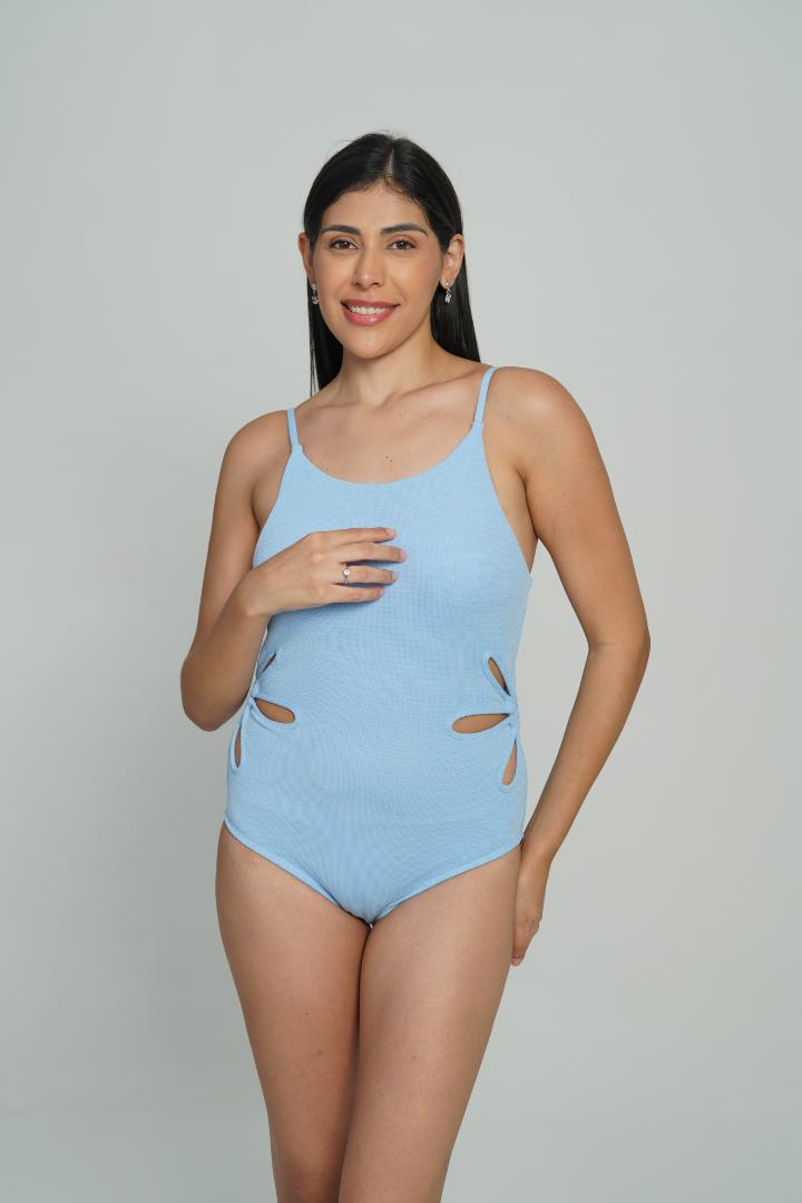 AXTZH Ocean Breeze Swimwear X4056-SBLUE-1PM