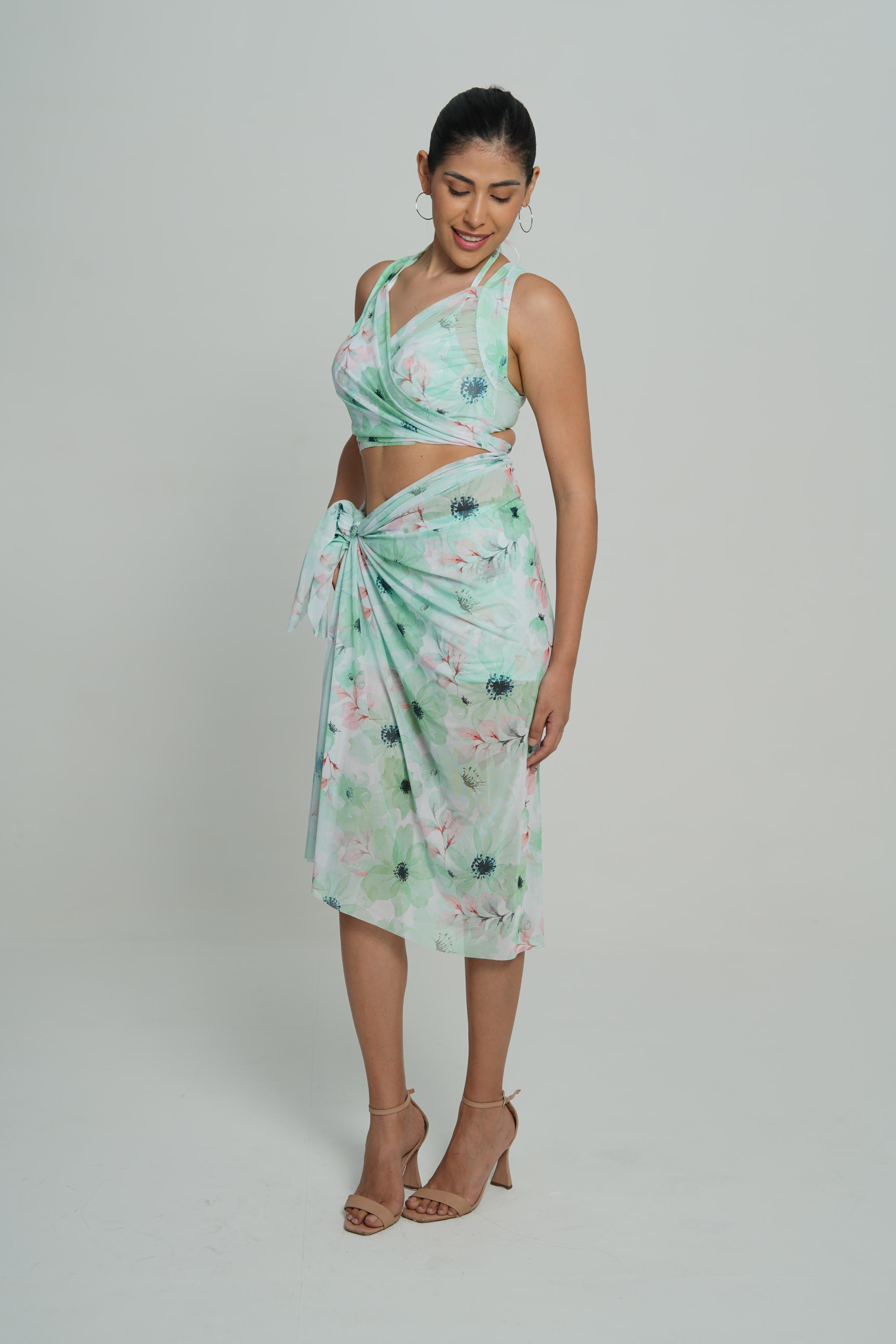 AXTZH Coastal Muse Swimwear-XSWIM3PS7350IY-MEAPR