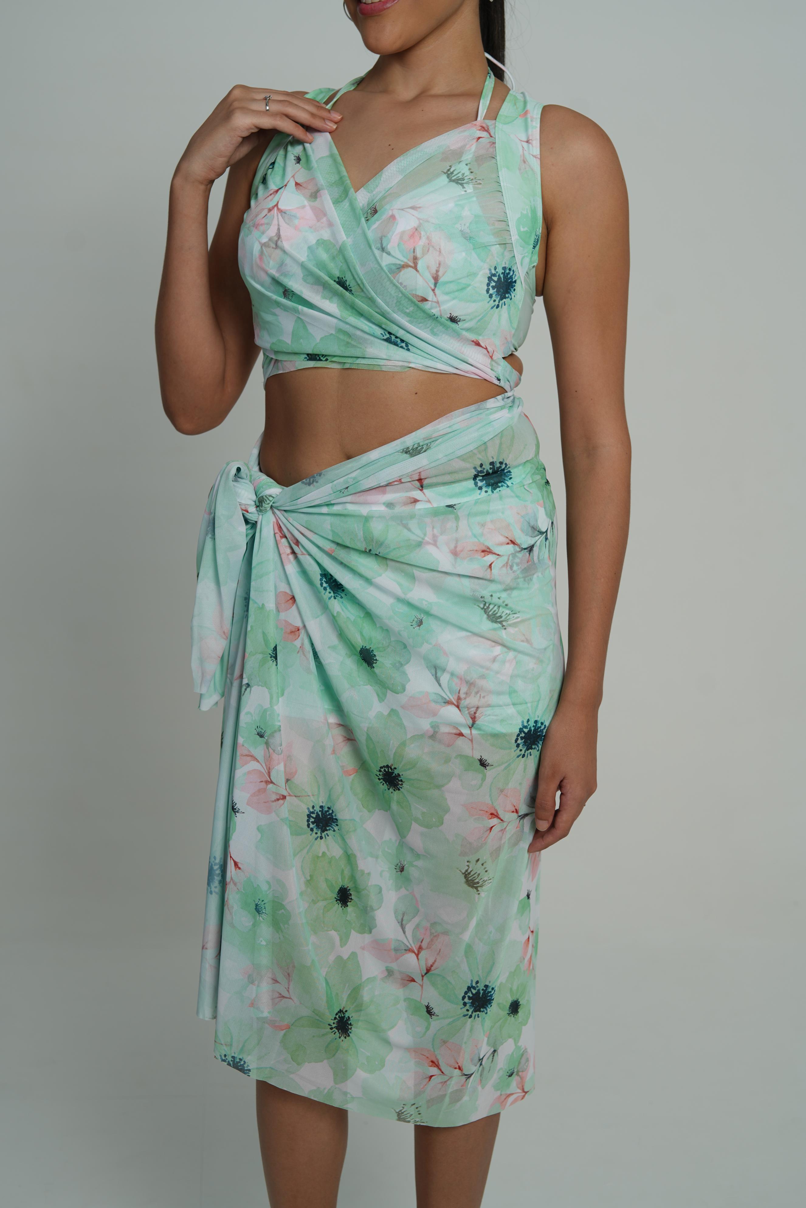 AXTZH Coastal Muse Swimwear-XSWIM3PS7350IY-MEAPR