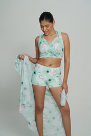 AXTZH Coastal Muse Swimwear-XSWIM3PS7350IY-MEAPR