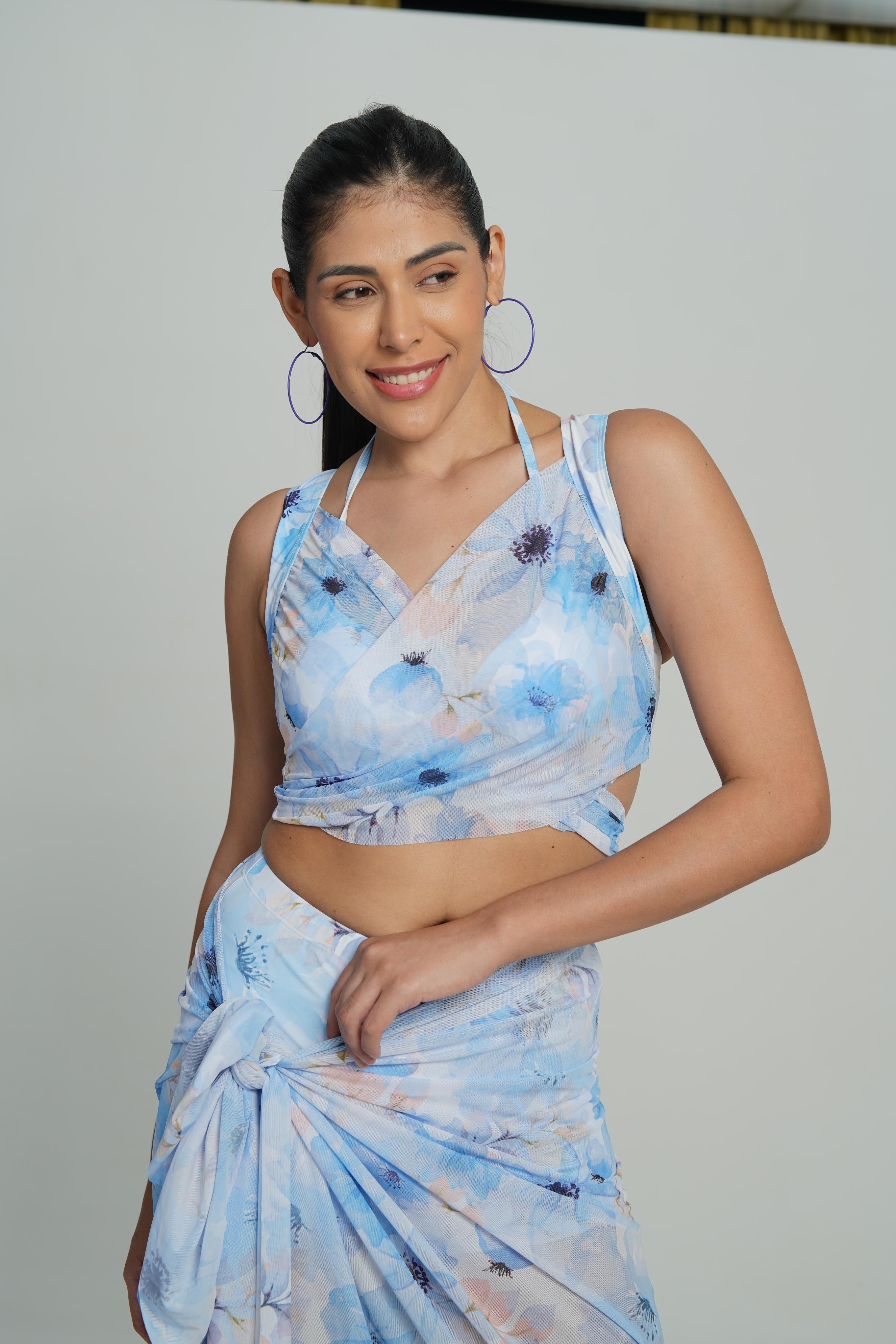 AXTZH Coastal Muse Swimwear-XSWIM3PS7350IY-PRINT1