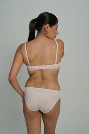 AXTZH Sheer Lace Edge Panty AP9001-BLUSH