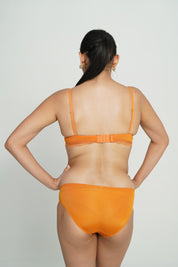 AXTZH Sheer Lace Edge Panty PSET AP9001-MUSTERD