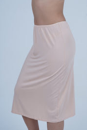 AXTZH Everyday Essential Women’s Inner Slip for Dresses, Sarees, and Long Outfits XSSLIPAR133-SKIN
