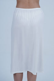 AXTZH Everyday Essential Women’s Inner Slip for Dresses, Sarees, and Long Outfits XSSLIPAR133-WHITE