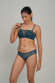 BELLAGIO Secret Bloom Lingerie Set BP5064-TEAL