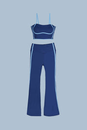 AXTZH Fashionable Bra with Minimalist Strap Detailing and Comfortable Stretch Fabric X0641-NAVY-CP119