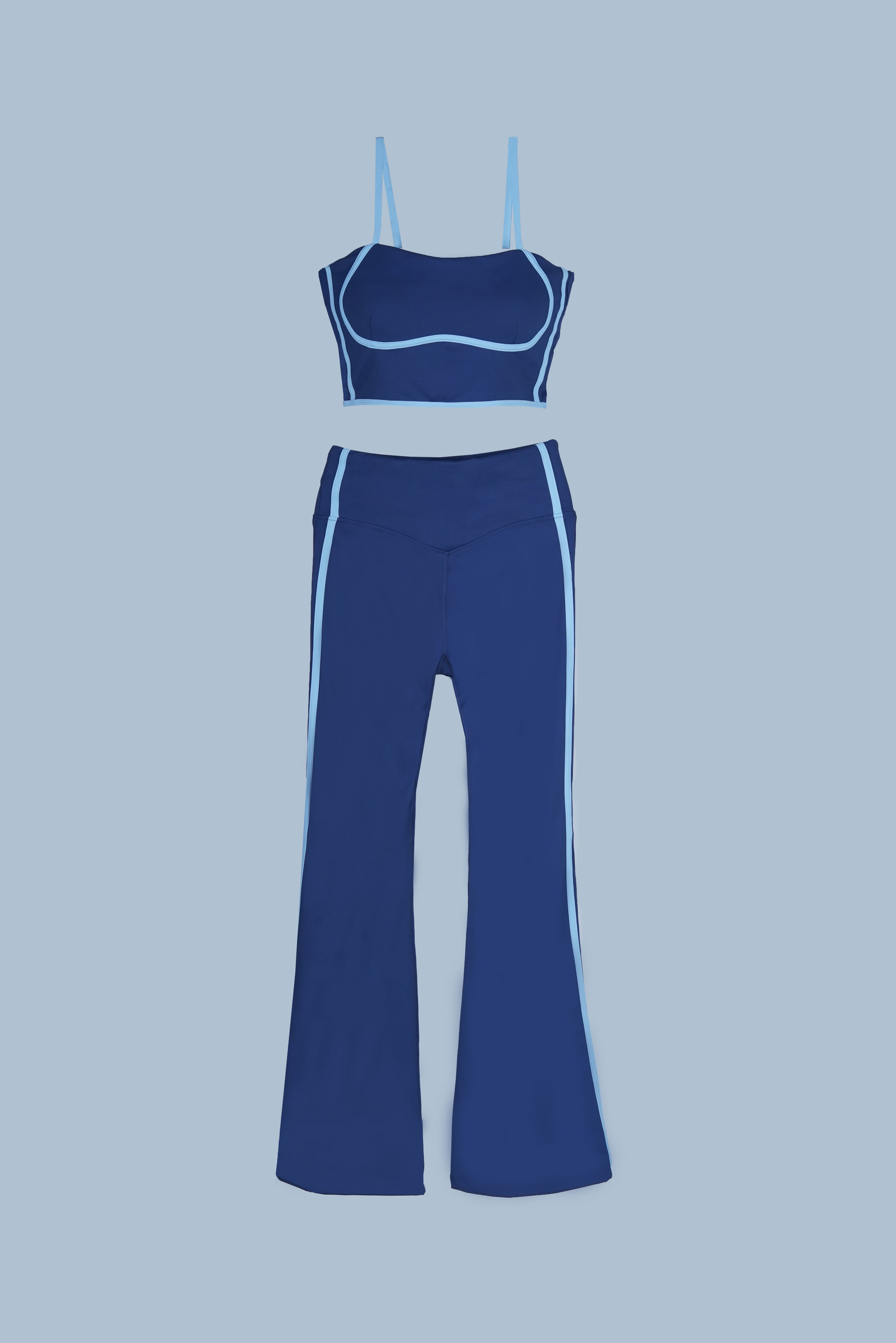 AXTZH Fashionable Bra with Minimalist Strap Detailing and Comfortable Stretch Fabric X0641-NAVY-CP119