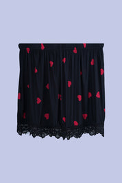 AXTZH NIGHTWEAR Two-piece set with camisole and shorts X8035-BLKPR-A4M