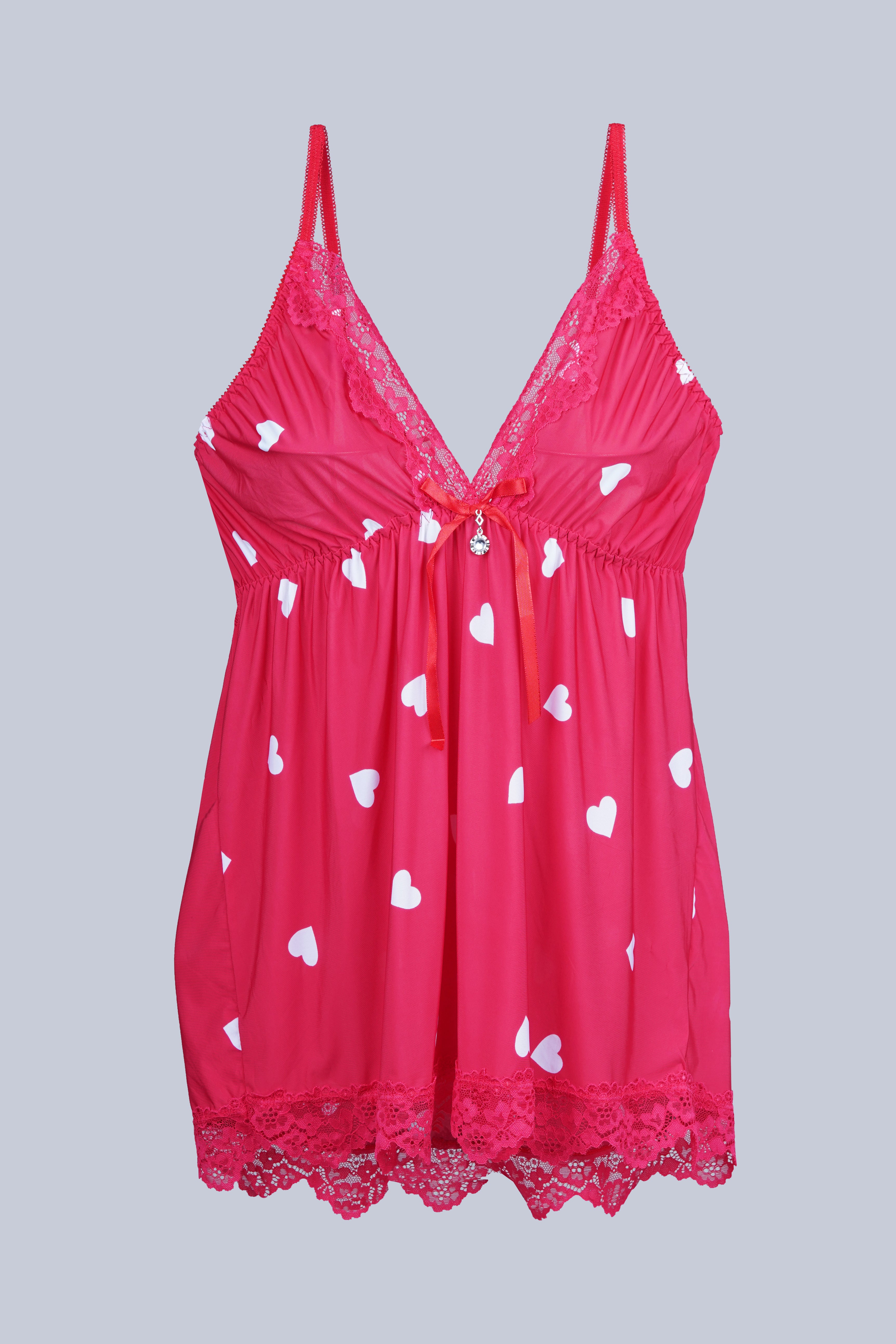 AXTZH Two-piece set with camisole and shorts X8035-REDPR-A4M