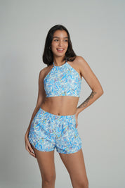 AXTZH Tidal Glow Three-Piece Swim Set  X4027-BLUPR-3PS