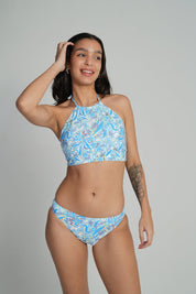 AXTZH Tidal Glow Three-Piece Swim Set  X4027-BLUPR-3PS