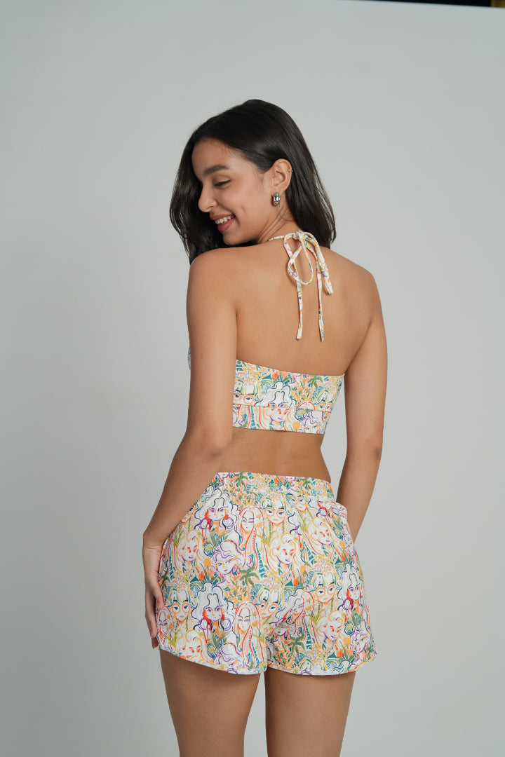 AXTZH Tidal Glow Three-Piece Swim Set X4027-IVOPR2-3PS