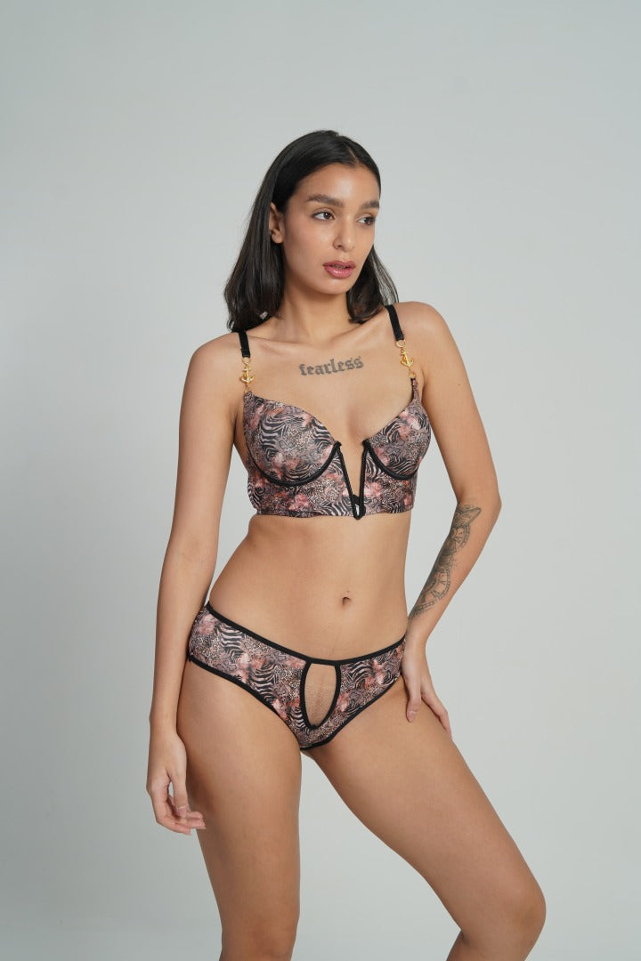 AXTZH Wild Moves Leopard Print Panty PSET AP2056-LEOPR1