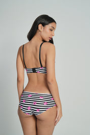 AXTZH  Bold Smooth Fit Mid-Rise Panty AP0111-BLKPR