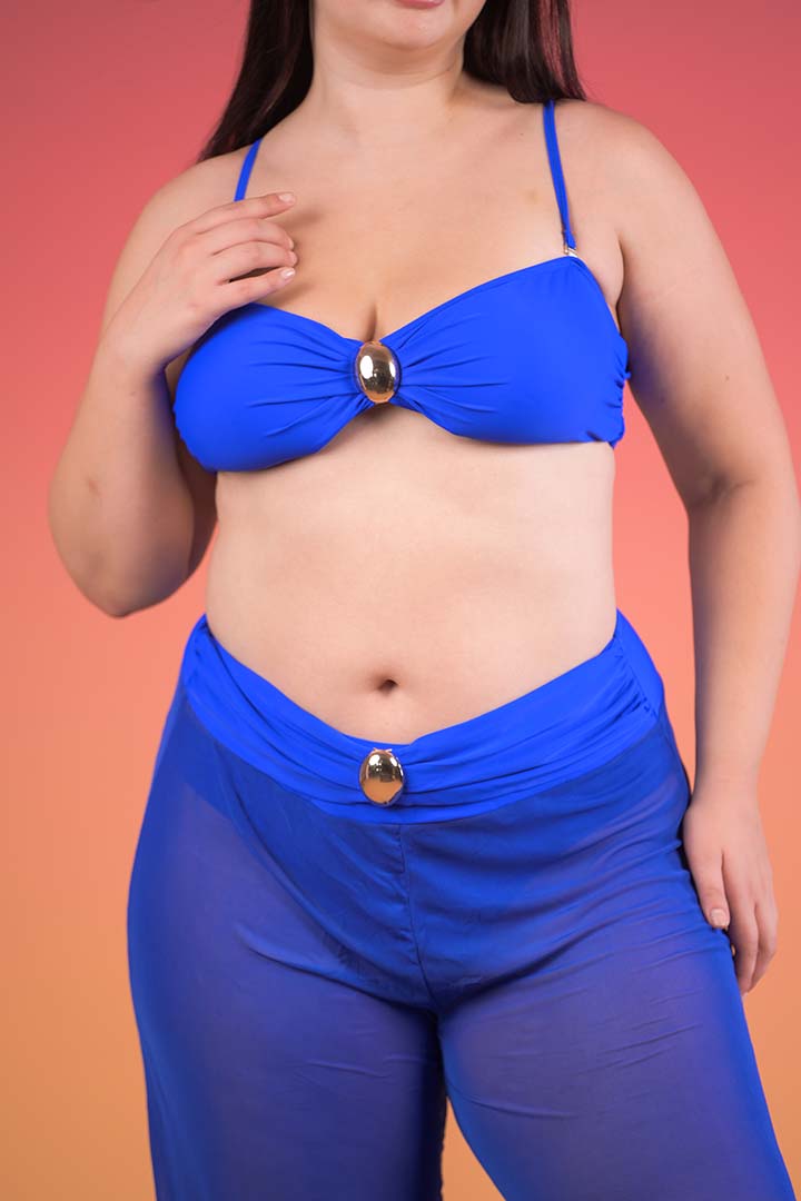 AXTZH The Everything Beach Set – 3-Piece Swimwear X2518-RBLUE-3PB