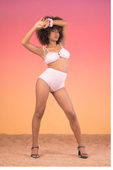 AXTZH Two-Piece Swimwear Set X3061-PINPR-2PH