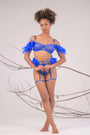 AXTZH Feather Me Not Bodysuit SBODYS0033-BLUE-EIO