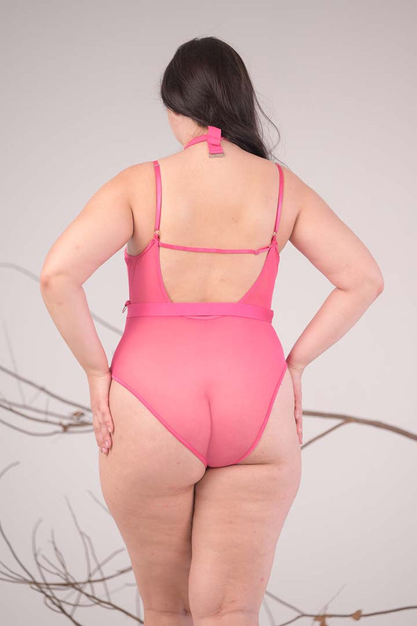 AXTZH Boss Glow Bodysuit X0003-FUCHSIA-BS1P