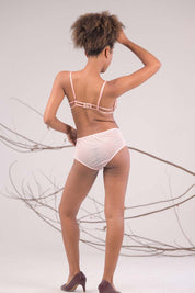 AXTZH Stylish and Sexy Two-Piece Nightwear Set for Women with Flawless Detailing X0042-APRICOT-BS2P