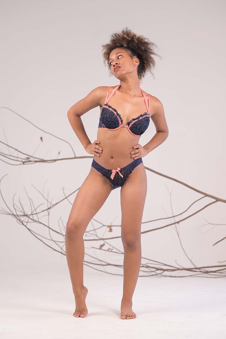 AXTZH One-Piece Panty – Everyday Comfort Blended with Stylish Elegance AP0512-NAVY