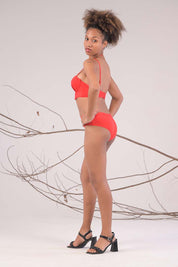 AXTZH Sexy Intimate  for Women – Bra with Matching Panty for Confident Allure AB7171-RED-DP102