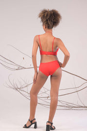 AXTZH Sexy Intimate  for Women – Bra with Matching Panty for Confident Allure AB7171-RED-DP102