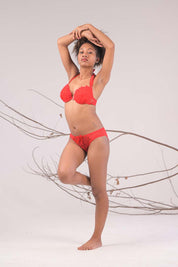 AXTZH One-Piece Panty – Everyday Comfort Blended with Stylish Elegance AP0512-RED