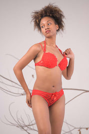 AXTZH One-Piece Panty – Everyday Comfort Blended with Stylish Elegance AP0512-RED