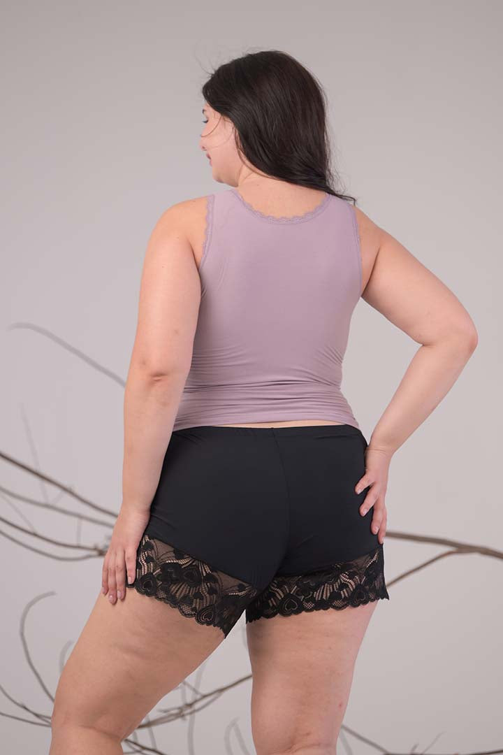 AXTZH Everyday Ribbed Camisole X0080-MAUVE-G2M0